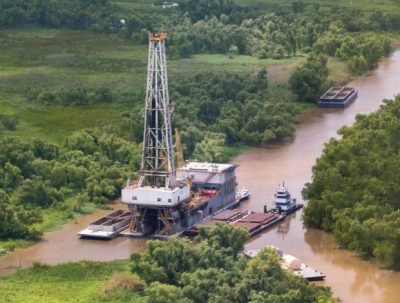 Swamp drilling