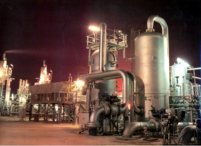 Oil gathering centre