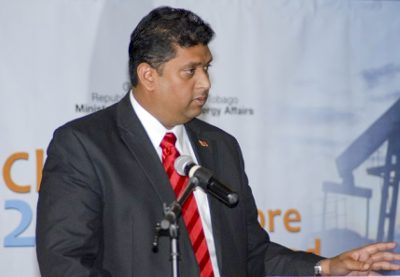 Kevin Ramnarine, Trinidad's minister of energy and energy affairs