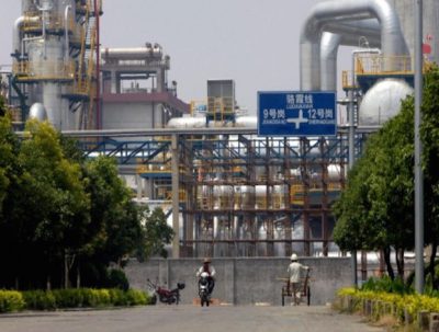 Chinese oil imports are down