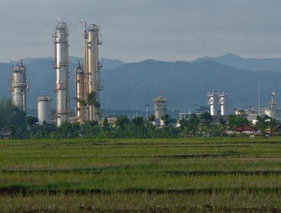 Indonesia as of 2013 was the 24th largest producer of crude worldwide, accounting for 1 percent of total world production.