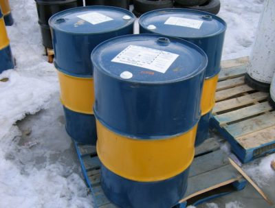 Barrels of fuel