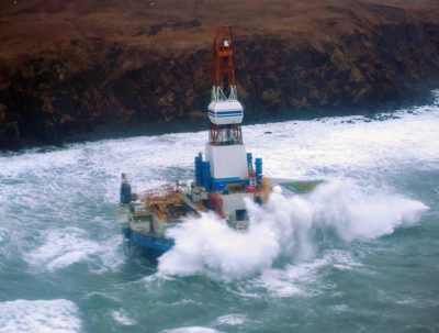 BP partially evacuated its Valhall platform in Norway’s North Sea on Thursday after a storm caused a barge to break its anchor.