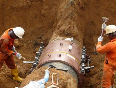 Nigeria, pipeline fire